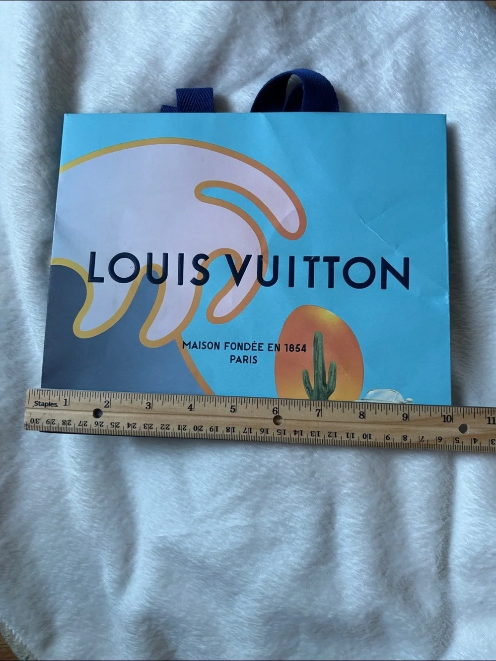 Louis Vuitton x Alex Israel Limited Edition fragrance Shopping Bag Rare